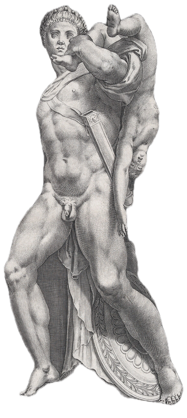 Атрей. Speculum Romanae Magnificentiae- Atreus Farnese MET DP870243