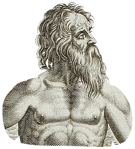 Nereus. Nereus — Philip Galle, LACMA M.88.91.382d