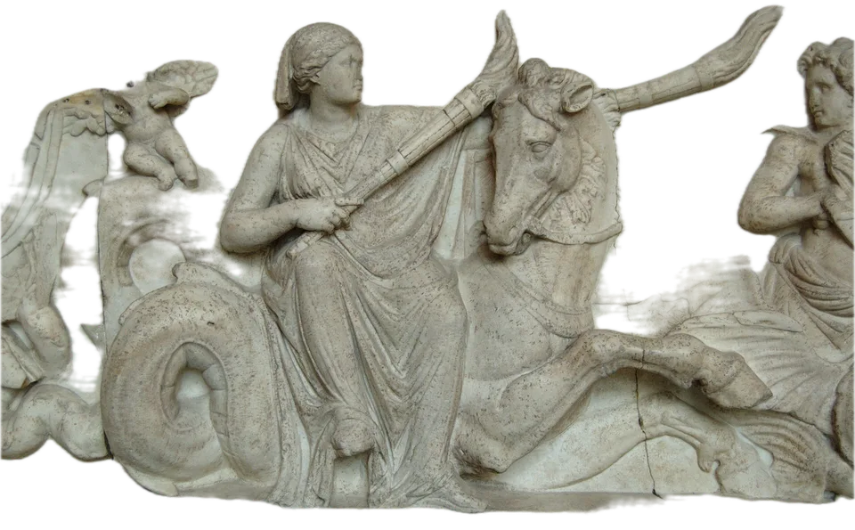 Дорида. Sea thiasos Doris Glyptothek Munich 239 front n2