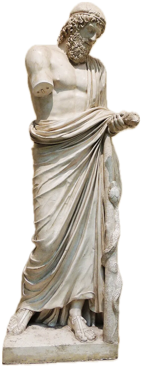 Asclepius. Asclepius (Uffizi) casting in Pushkin museum 01 by shakko